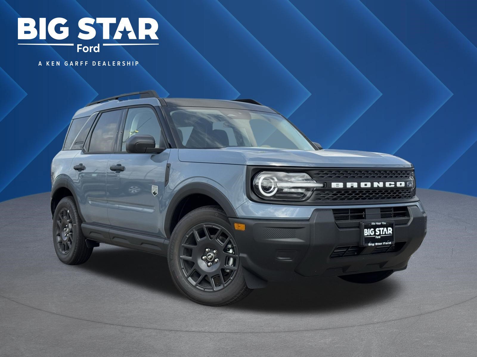 New 2026 Azure Gray Metallic Tri-Coat Ford Big Bend image 1