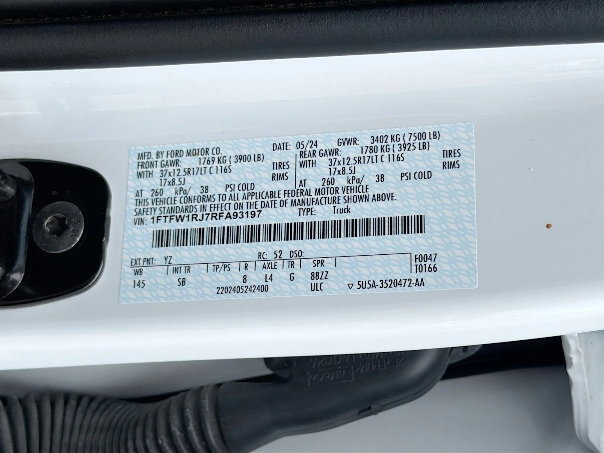 Used 2024 Oxford White Ford Raptor image 44