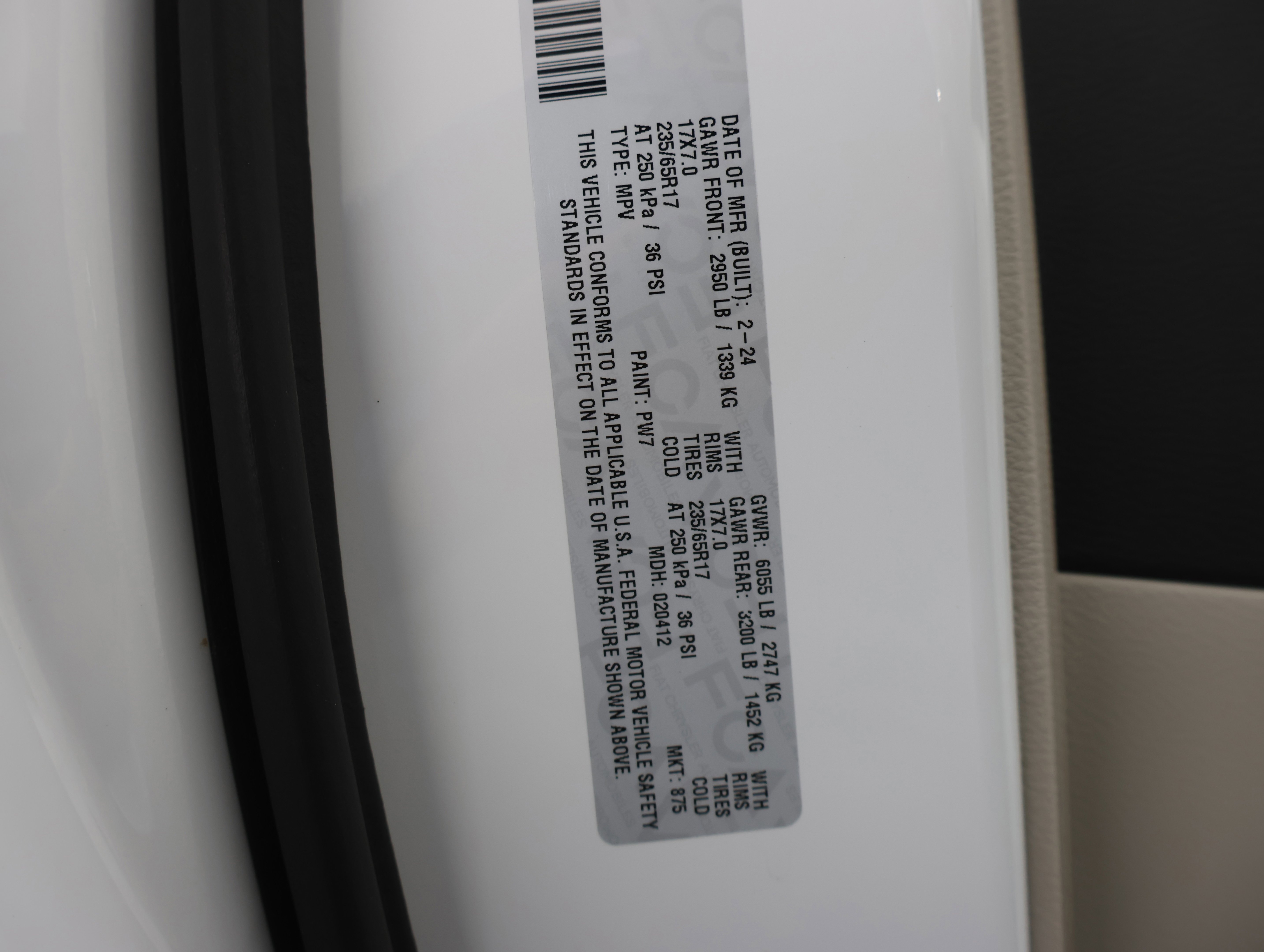 Used 2024 Bright White Clearcoat Chrysler Touring L: TOURING L-STOW N GO-QUADS-THIRD-ADAPTIVE CRUISE-1 OWNER image 67