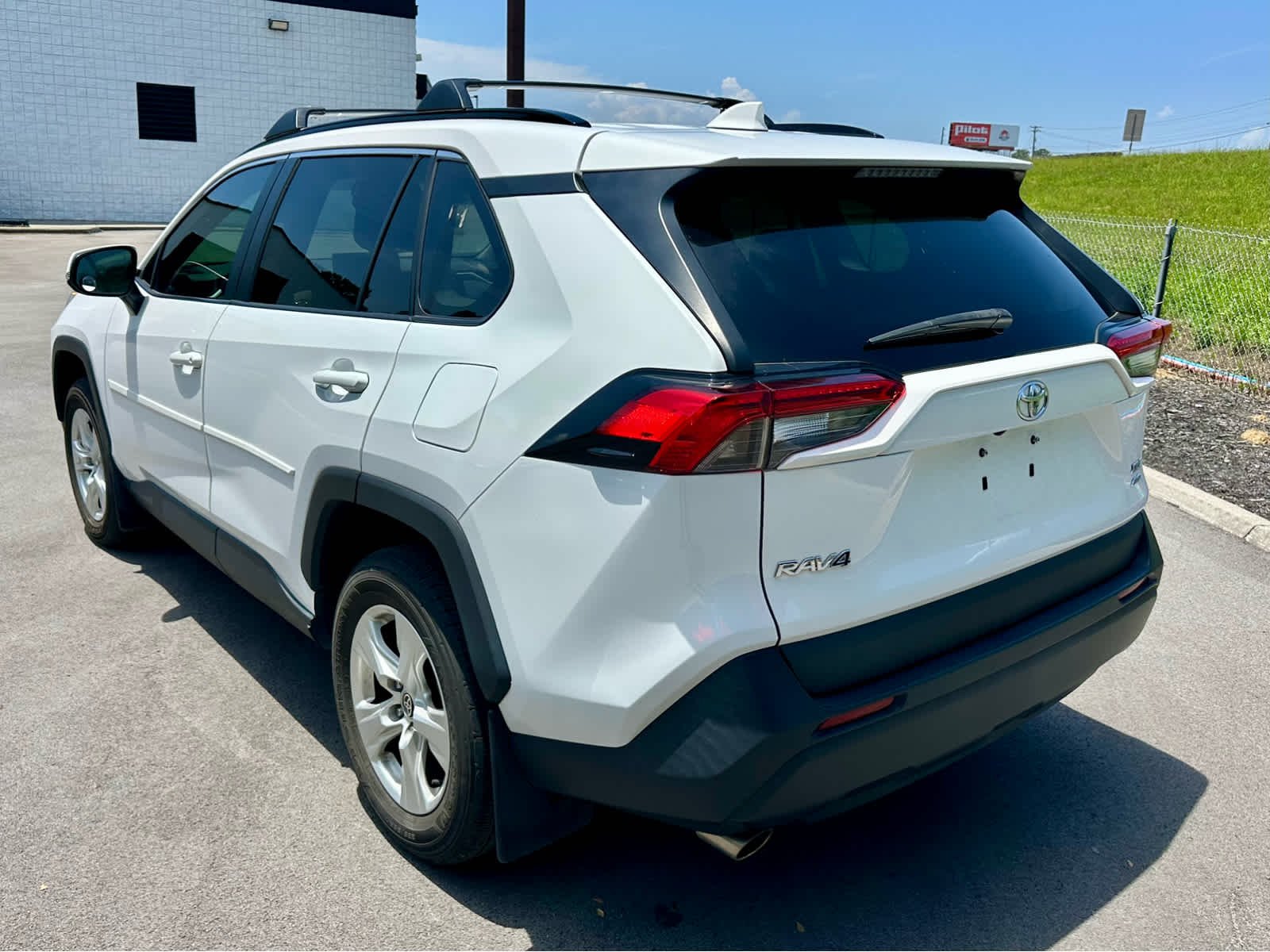 Used 2021 Super White Toyota XLE image 7