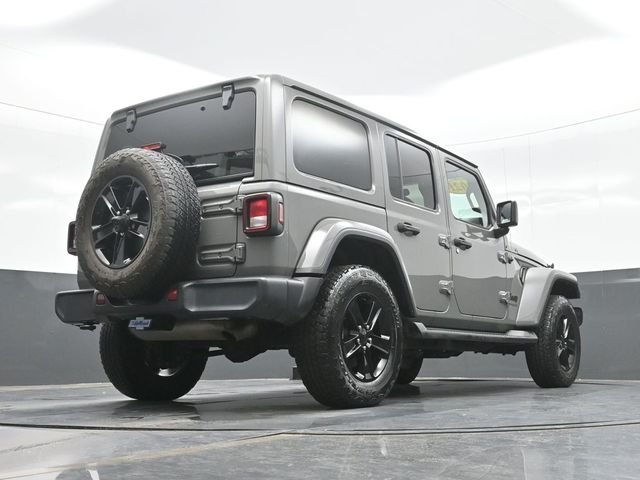 Used 2021 Gray Jeep Unlimited Sahara Altitude image 26