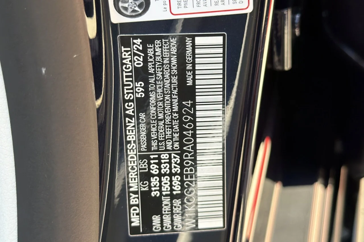 Certified Used 2024 Nautical Blue Metallic Mercedes-Benz EQS 450 image 28