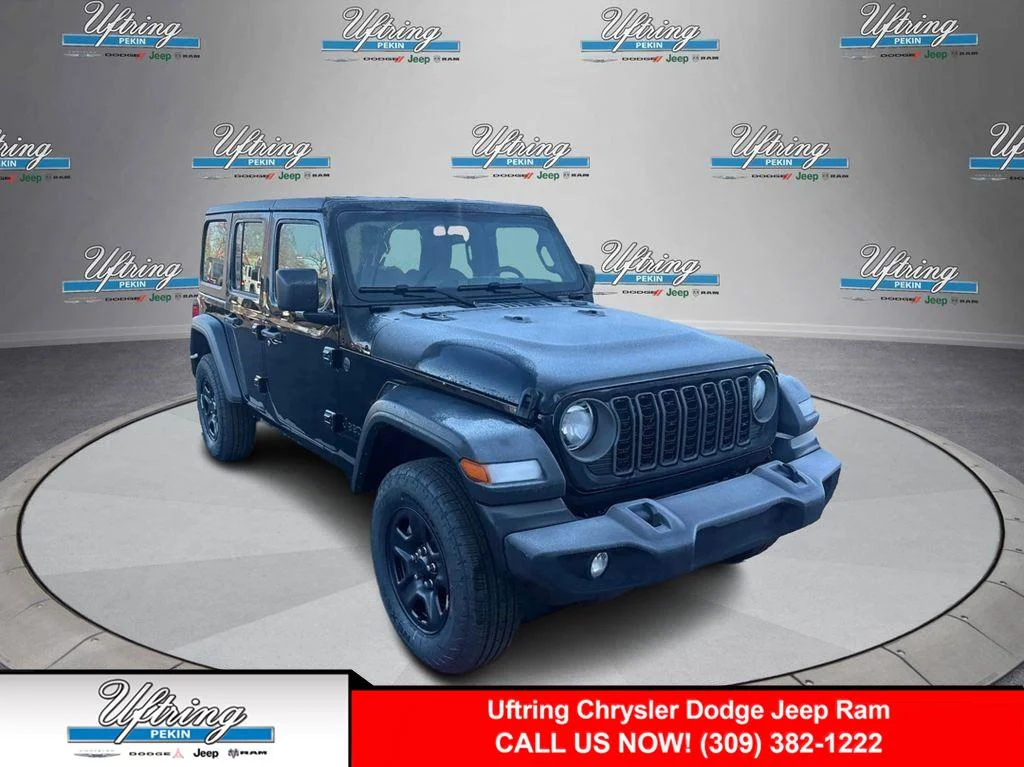 New 2026 Black Clearcoat Jeep Sport image 1
