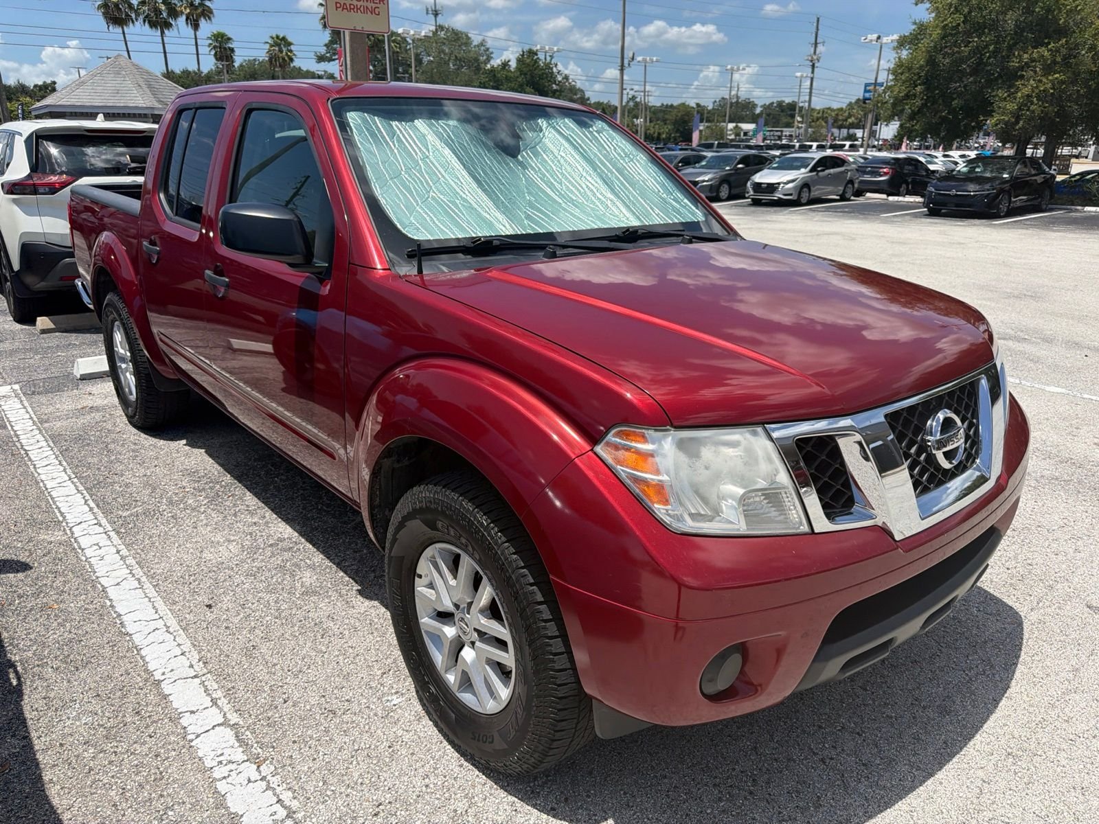 Used 2019 Red Nissan SV image 3