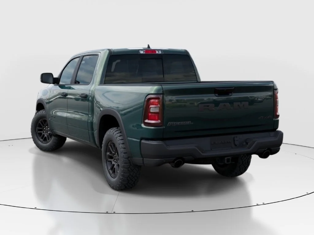 New 2026 Serrano-Green Metallic Exterior Paint RAM Rebel image 3
