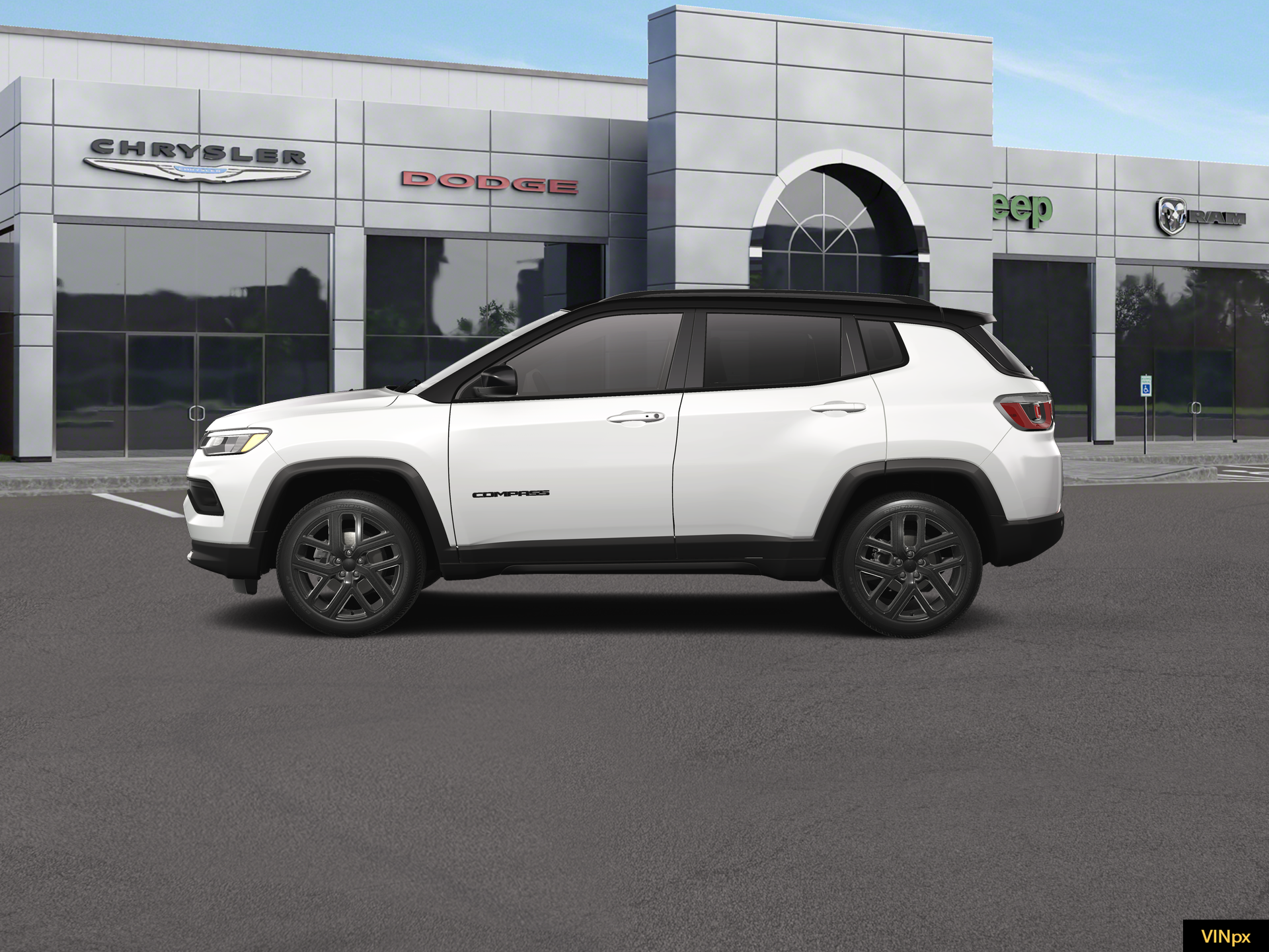 New 2026 Bright White Clear-Coat Exterior Paint Jeep Limited Altitude image 3