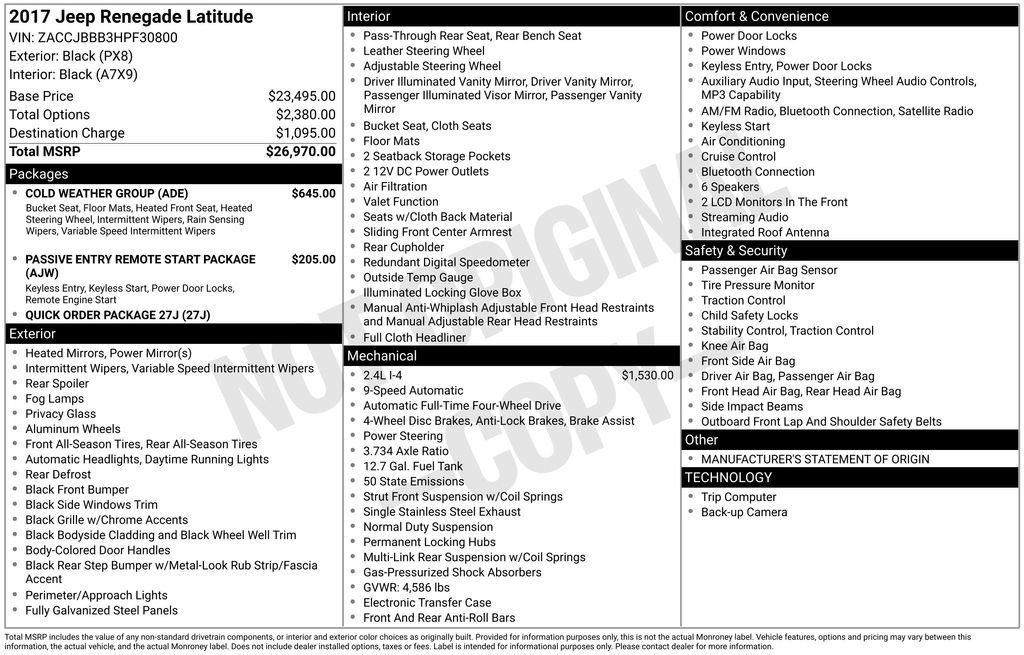 Used 2017 Black Jeep Latitude image 9
