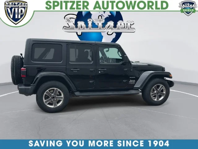 Used 2021 Black Jeep Unlimited Sahara image 16