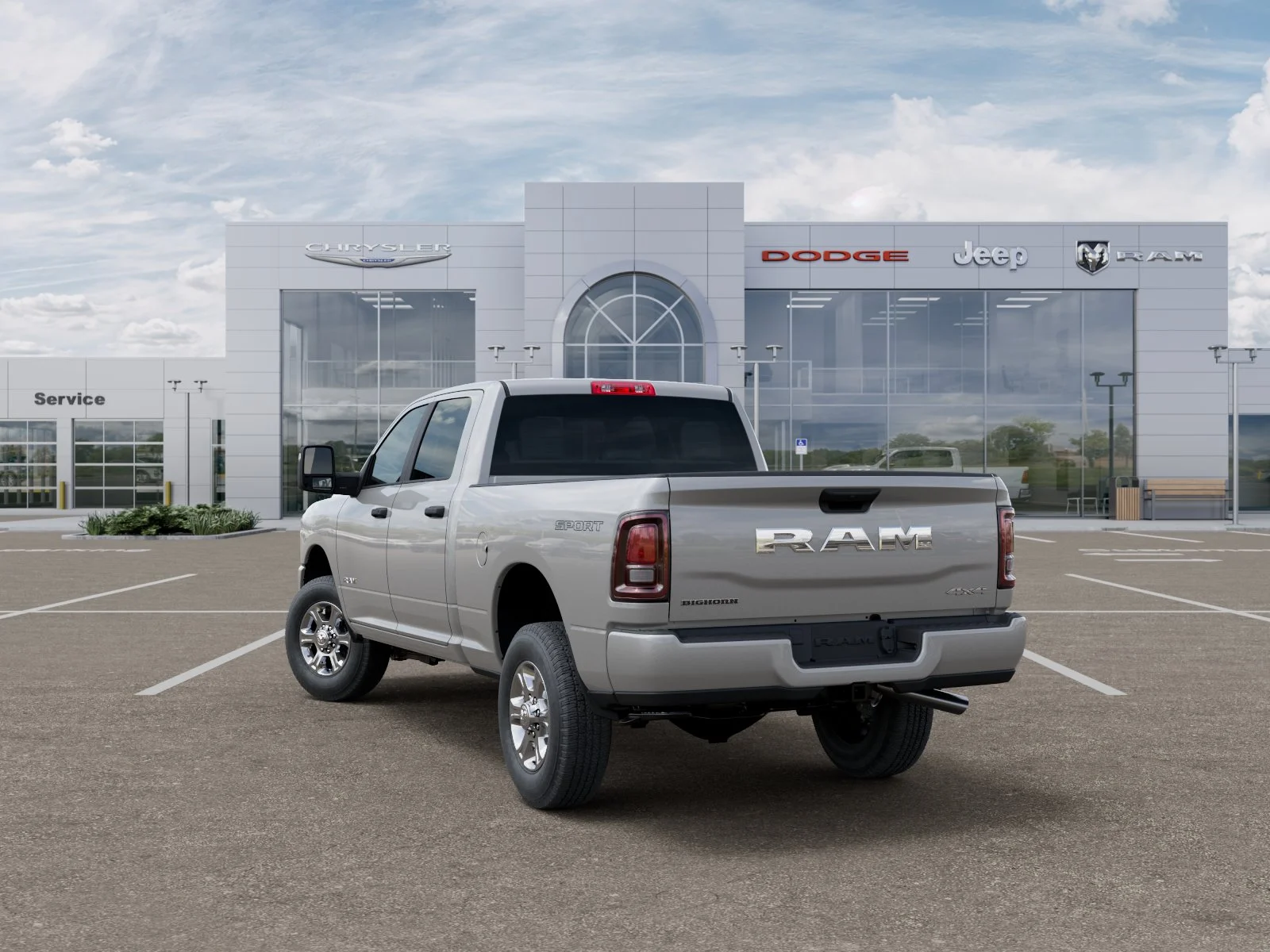 New 2026 Silver-Zynith Exterior Paint RAM Big Horn image 32