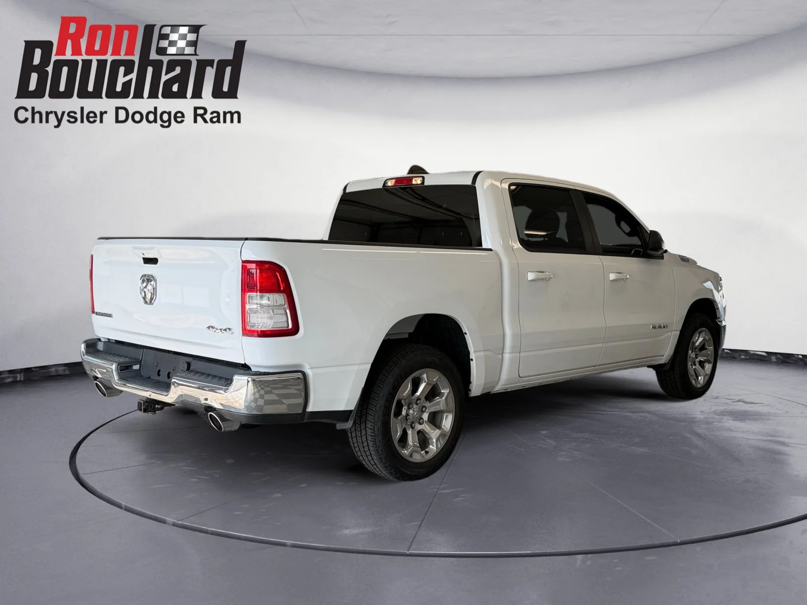 Used 2022 Bright White Clearcoat Ram Big Horn image 2