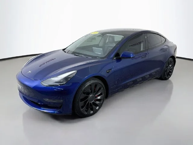 Used 2023 Blue Tesla Performance image 3