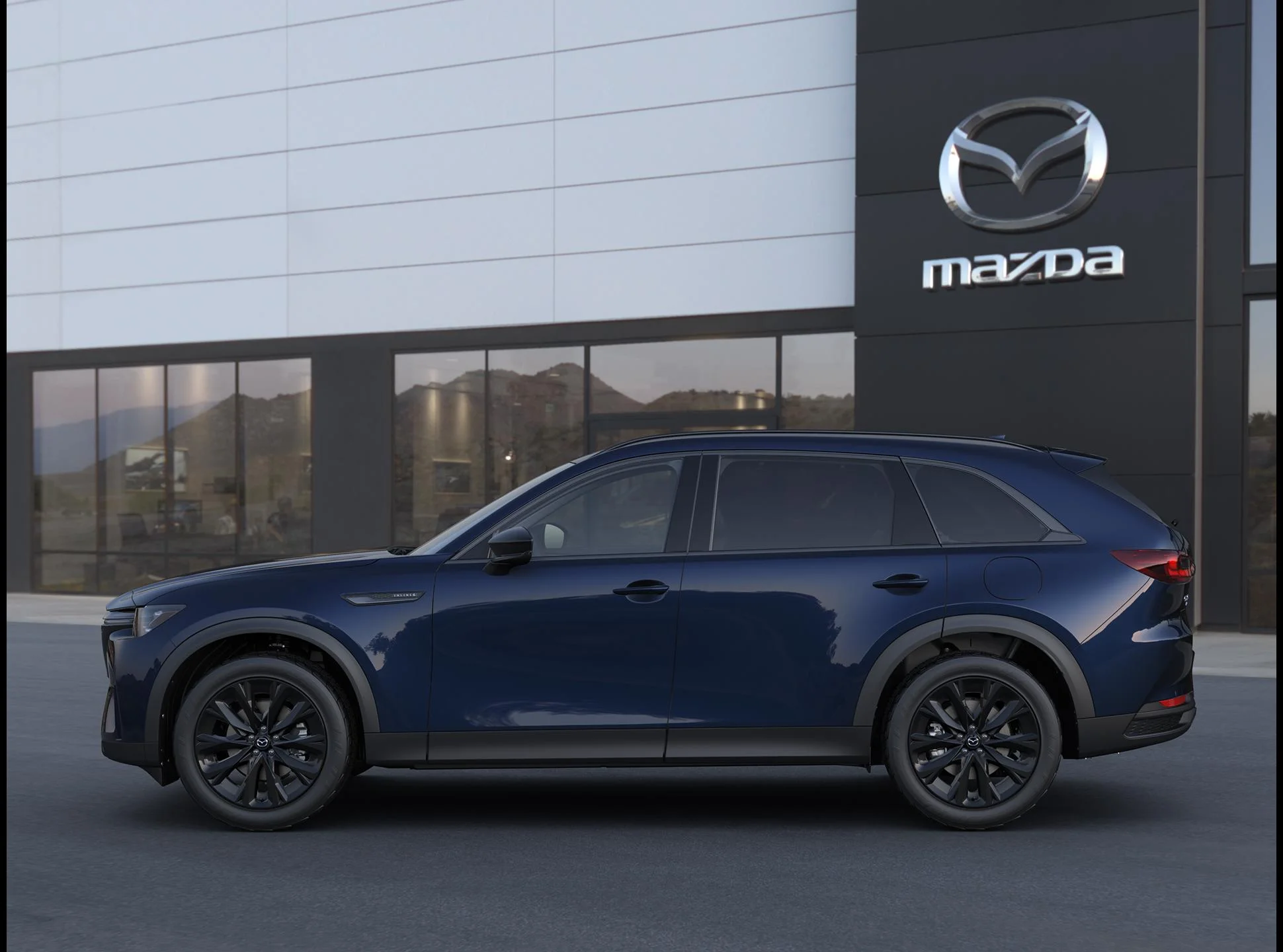 New 2026 Deep Crystal Blue Mica Mazda Premium Sport image 3