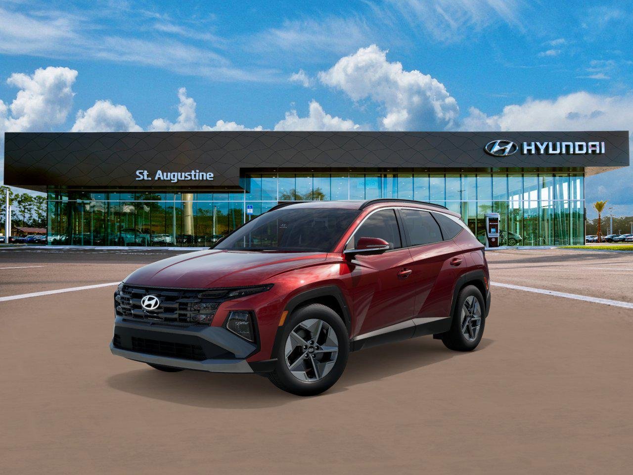 New 2026 Ultimate Red Hyundai SEL Premium FWD image 1