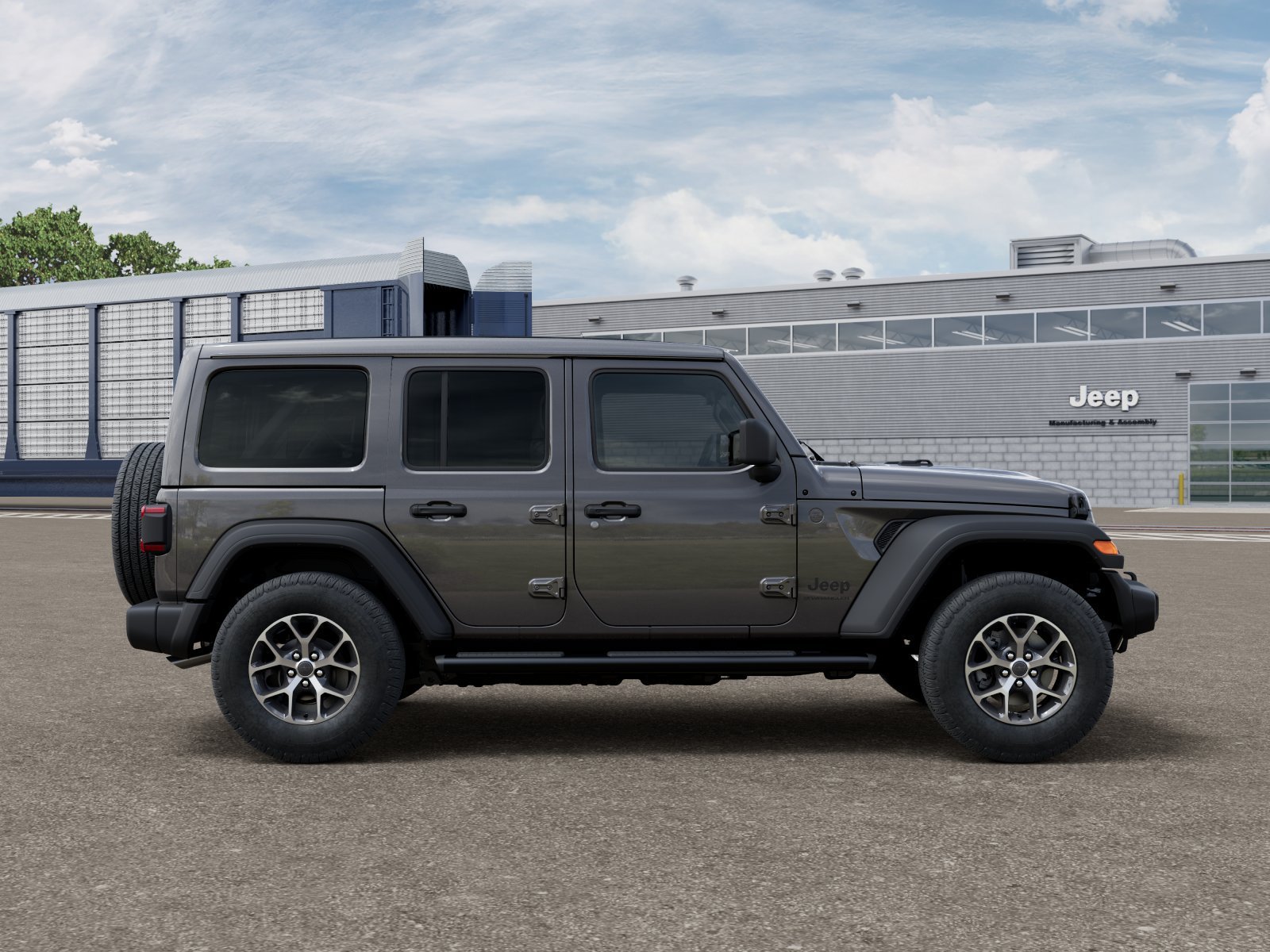 New 2026 Granite Crystal Metallic Clear-Coat Exterior Paint Jeep Sport S image 18