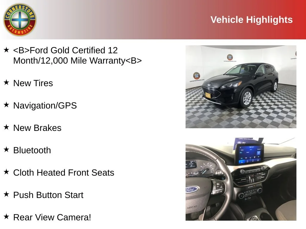 Certified 2022 Ford Escape SE with VIN 1FMCU9G69NUB83152 for sale in Elk River, Minnesota