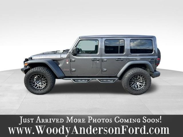 Used 2021 Granite Crystal Clearcoat Metallic Jeep Unlimited Rubicon image 3
