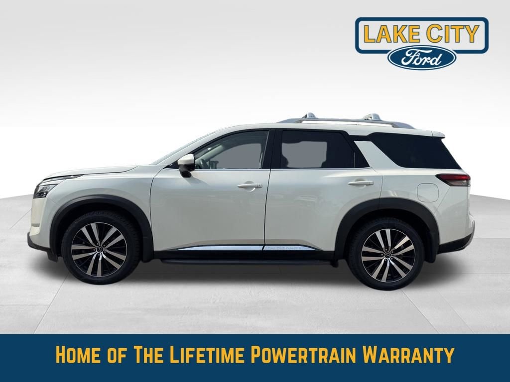 Used 2023 Nissan Pathfinder Platinum with VIN 5N1DR3DJ9PC237733 for sale in Lake City, Minnesota