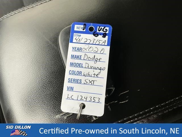 Used 2020 White Knuckle Clearcoat Dodge SXT Plus image 8