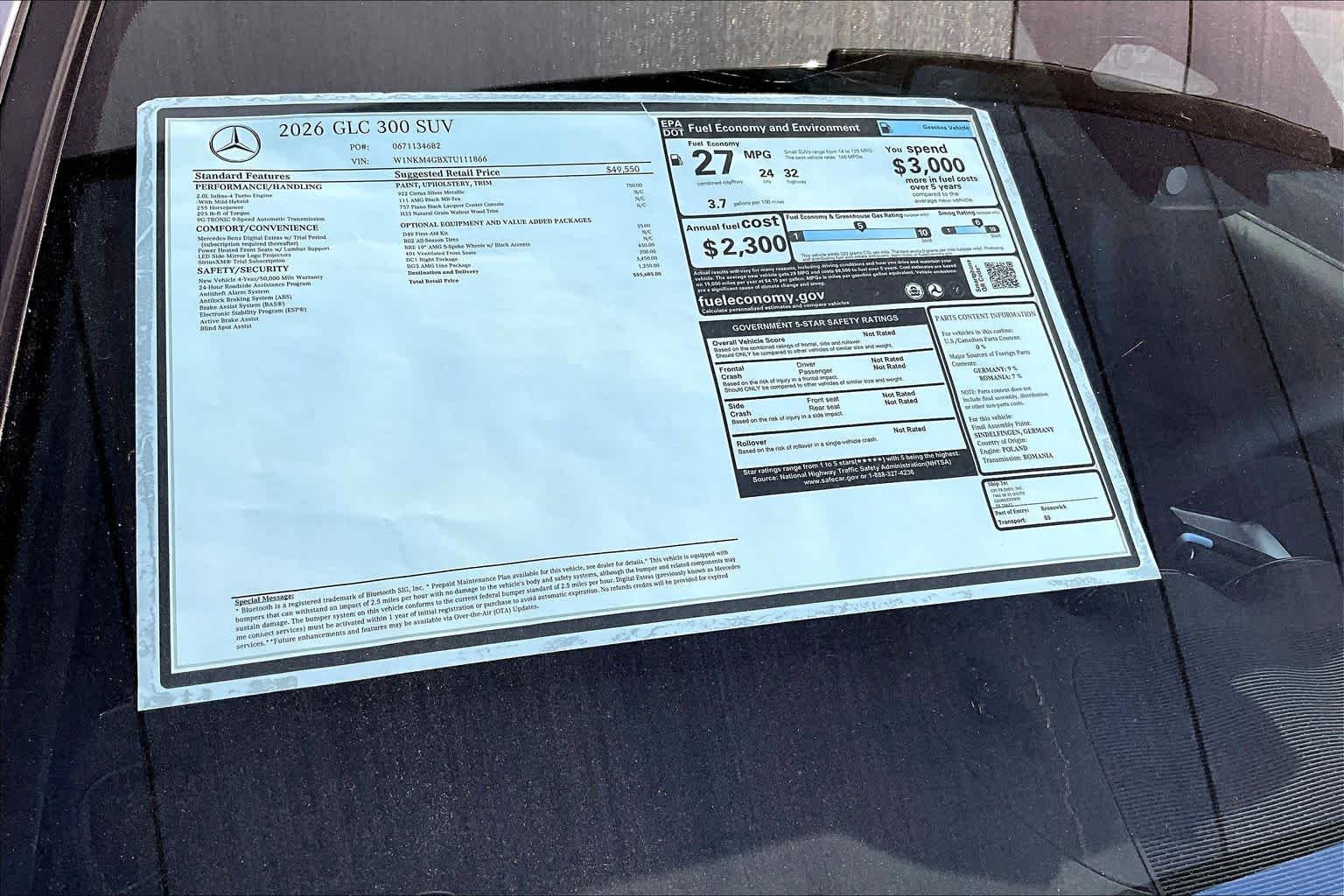 New 2026 Cirrus Silver Metallic Mercedes-Benz GLC 300 image 22