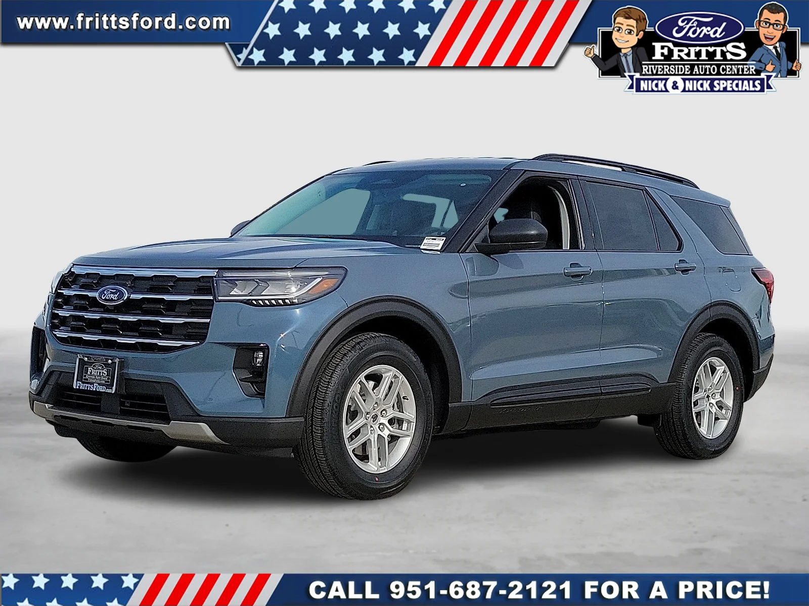 New 2026 Vapor Blue Metallic Ford Active image 1