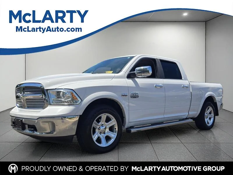 Used 2016 Bright White Clearcoat RAM LARAMIE LONGHORN image 1