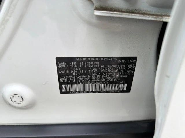 Certified Used 2024 White Subaru Limited image 30
