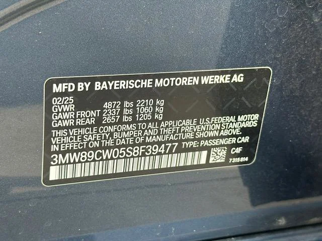 Certified Used 2025 Arctic Race Blue metallic BMW 330i xDrive image 30