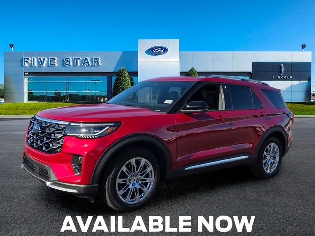 New 2026 Rapid Red Metallic Tinted Clearcoat Ford Platinum image 3