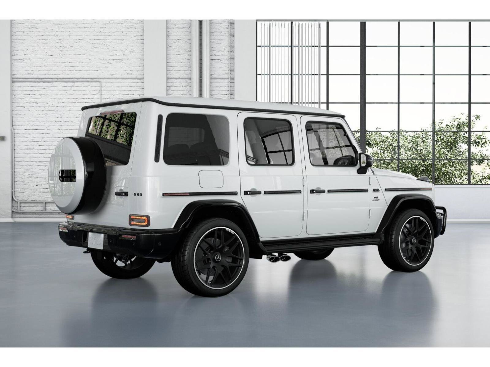 New 2026 MANUFAKTUR Moonlight White Metallic Mercedes-Benz AMG® G 63 SUV image 35
