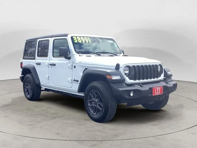 Certified Used 2025 Bright White Clearcoat Jeep Sport S image 7