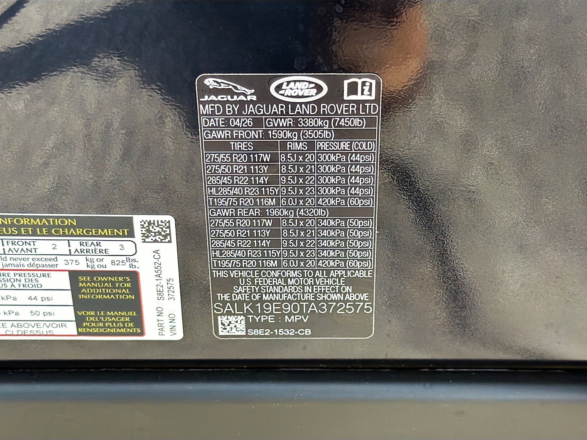 New 2026 Constellation Blue Ultra Metallic Gloss LAND ROVER Autobiography image 42