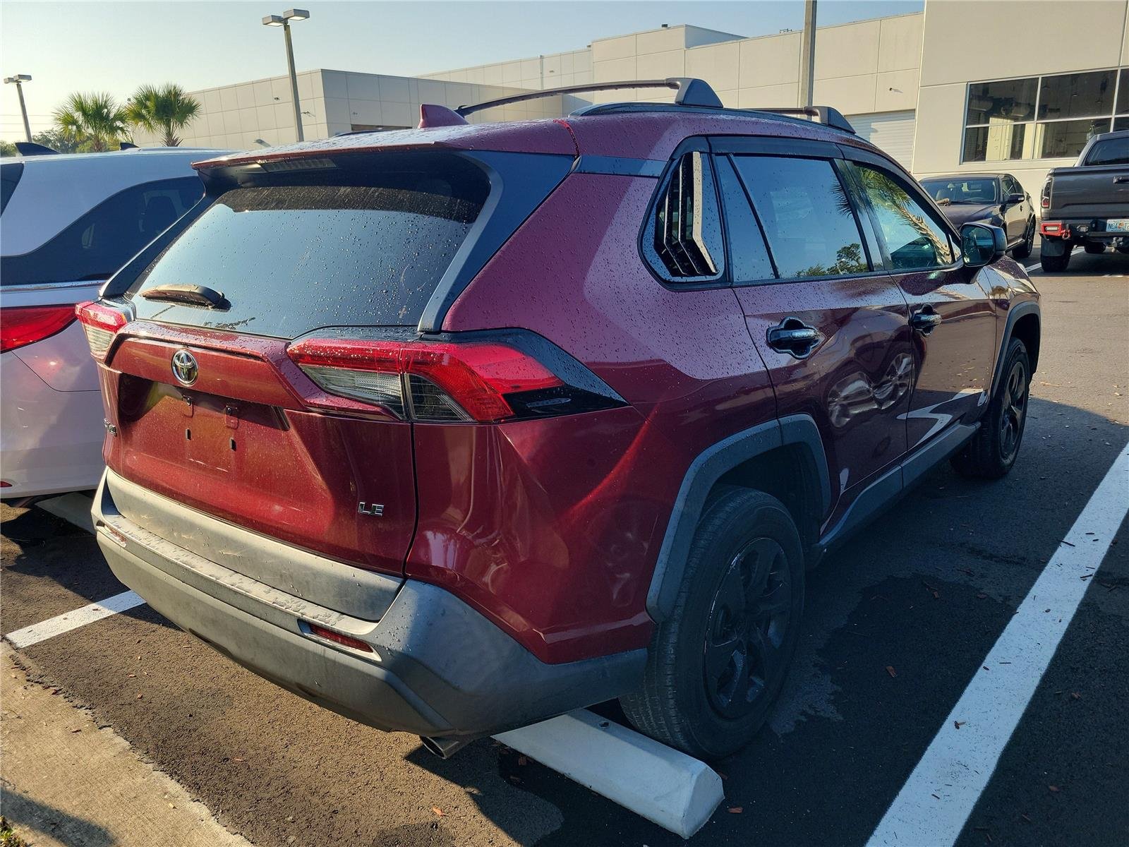 Used 2020 Ruby Flare Pearl Toyota LE image 3