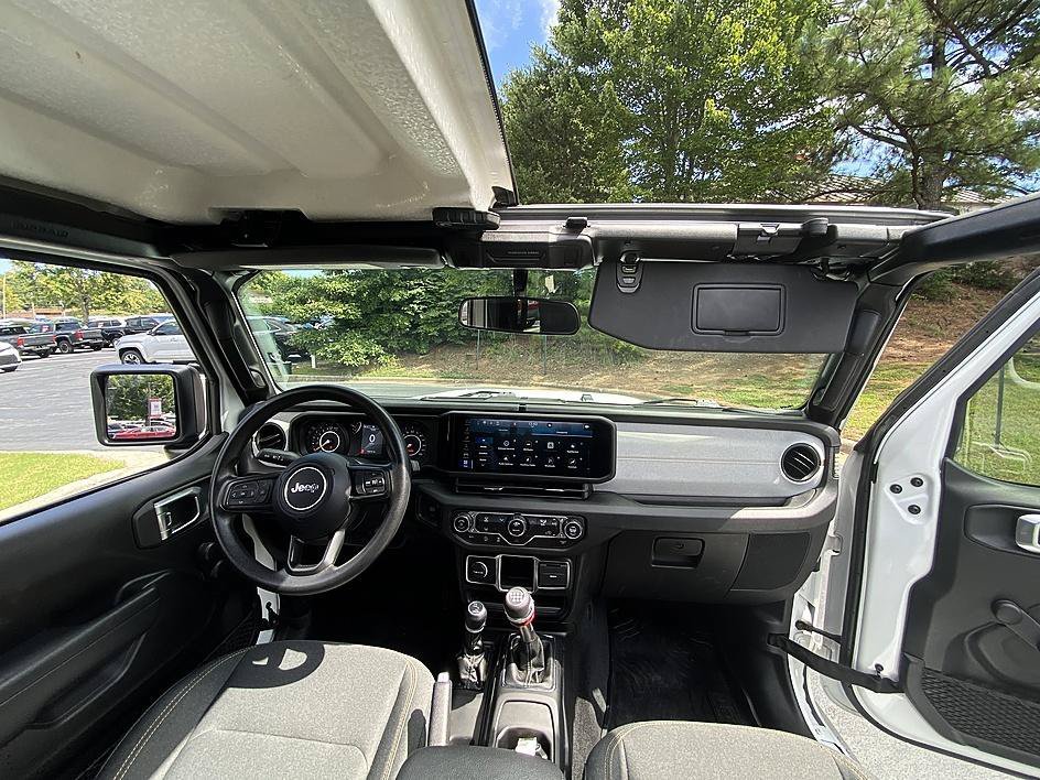 Used 2024 Bright White Clearcoat Jeep Sport image 19