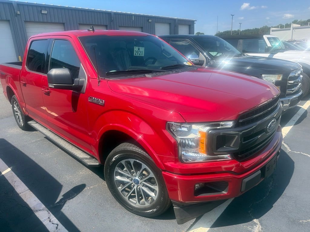 Used 2020 Rapid Red Metallic Tinted Clearcoat Ford XLT image 1