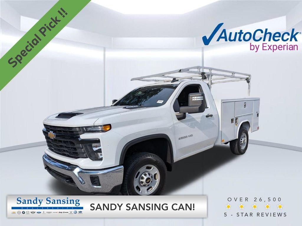 Used 2024 White Chevrolet Work Truck image 1