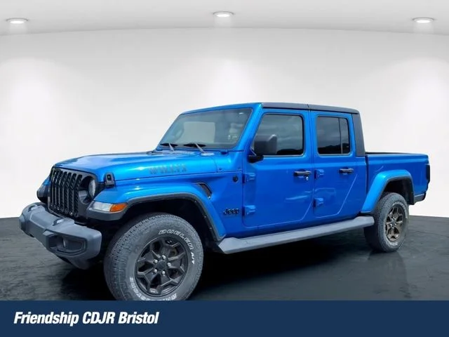 Used 2021 Blue Jeep Willys image 1