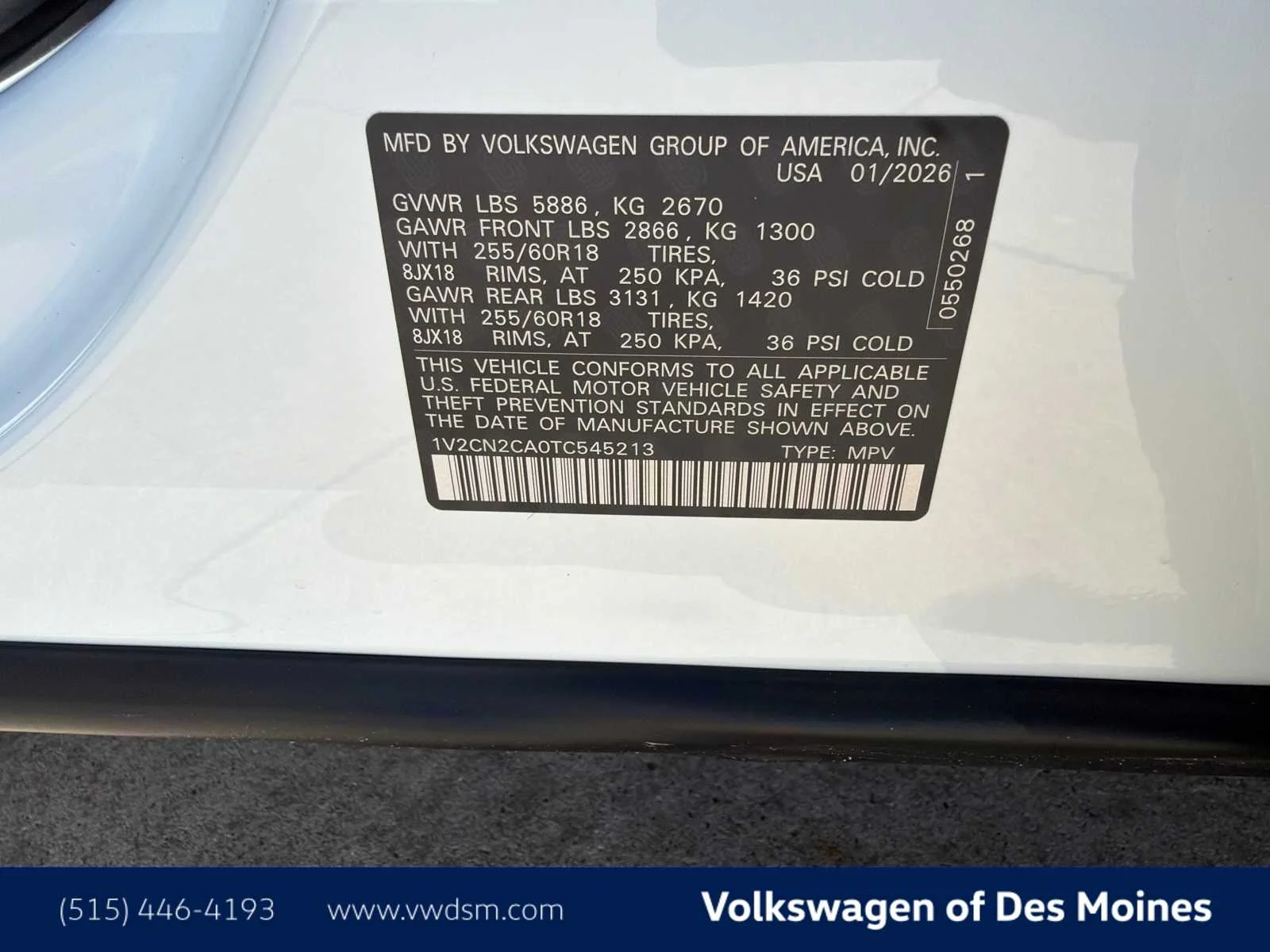 New 2026 Opal White Pearl Volkswagen 2.0T Peak Edition image 21