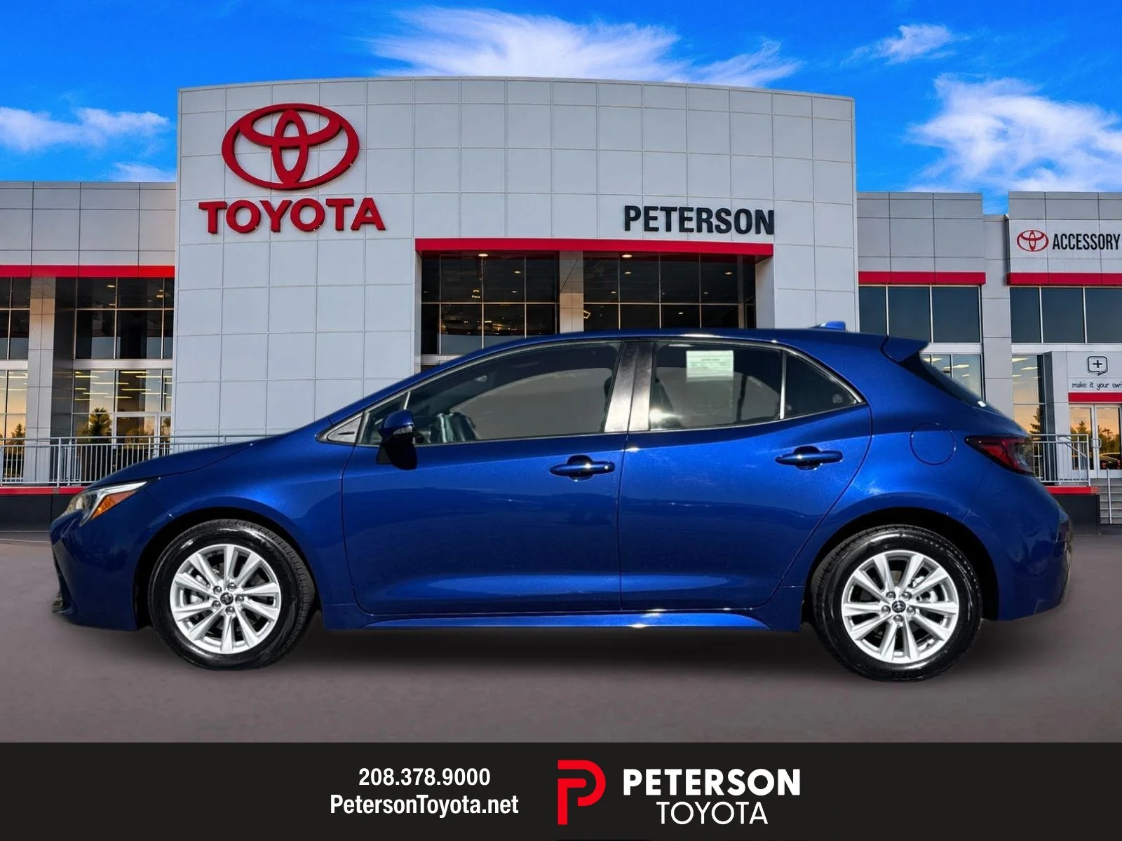 Used 2023 Blue Toyota SE image 6