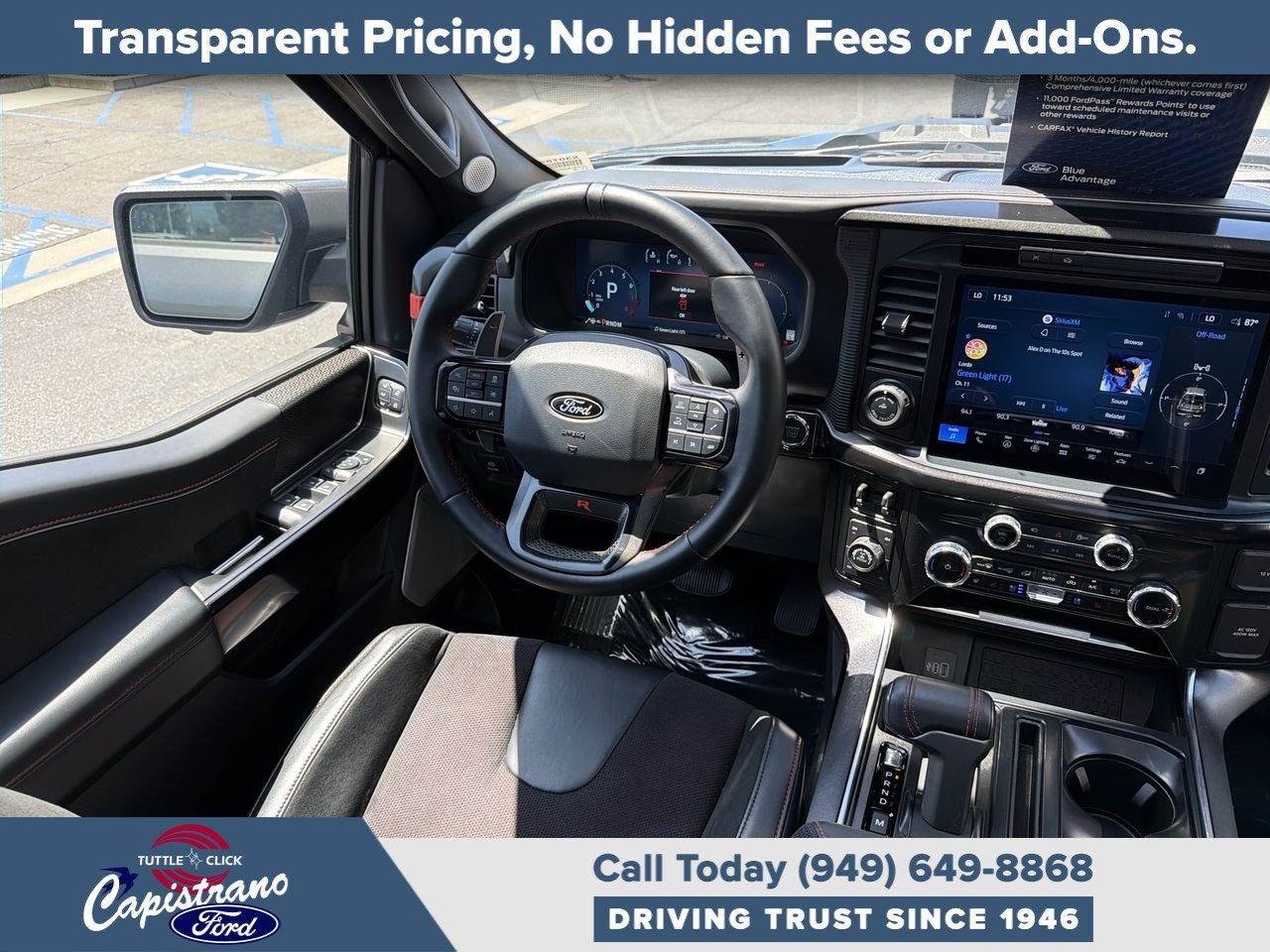 Certified Used 2025 Light Blue Clearcoat Metallic Ford Raptor image 10