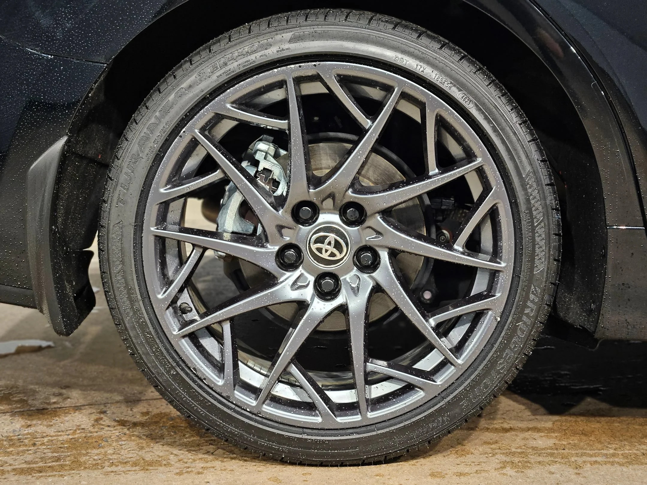 Used 2025 MIDNIGHT BLACK Toyota SE image 17