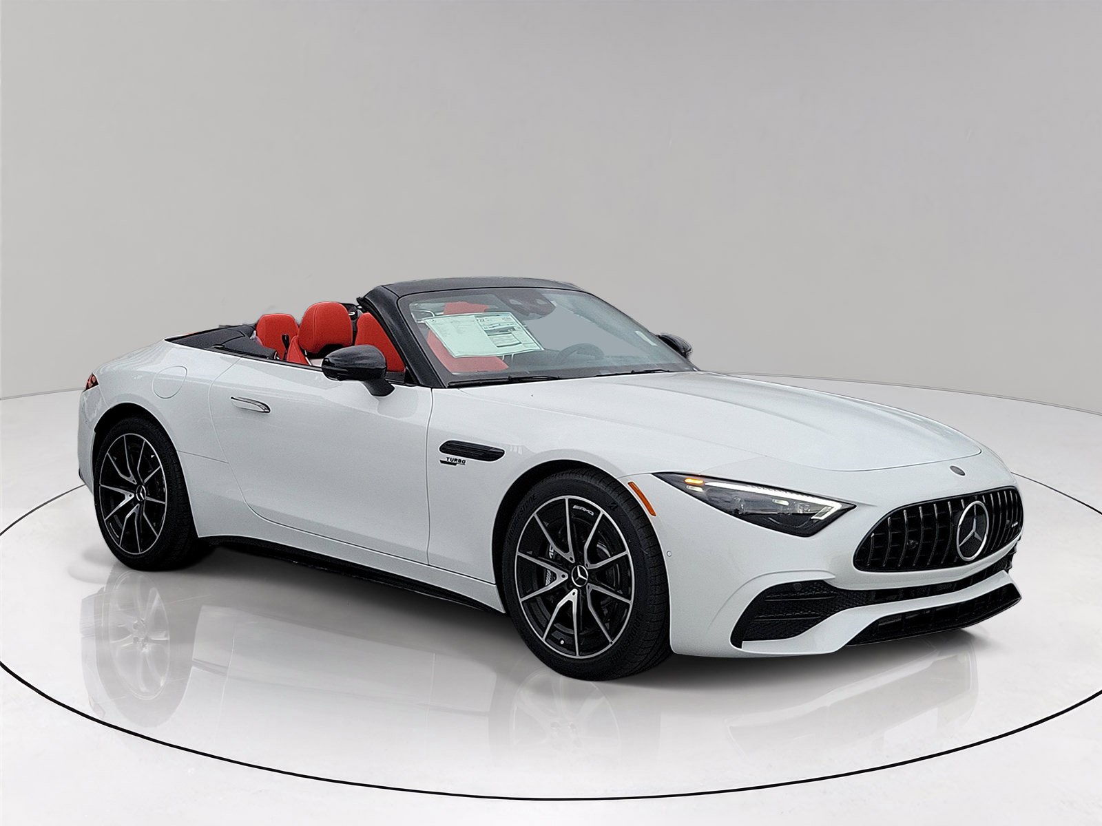 New 2027 MANUFAKTUR Moonlight White Metallic Mercedes-Benz AMG® SL 43 Roadster image 56