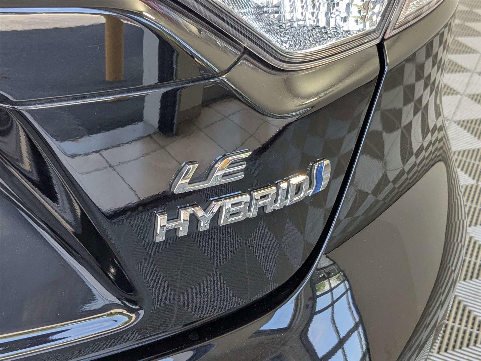 Certified Used 2024 Midnight Black Metallic Toyota Hybrid LE image 7