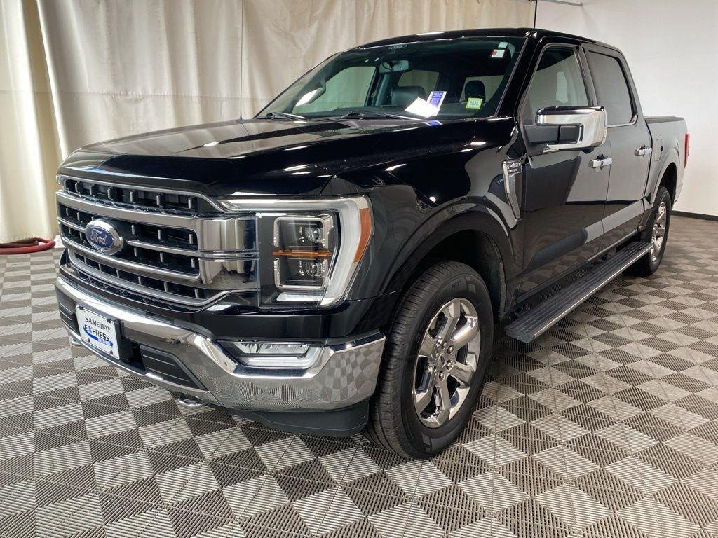 Used 2021 Black Metallic Ford LARIAT image 5