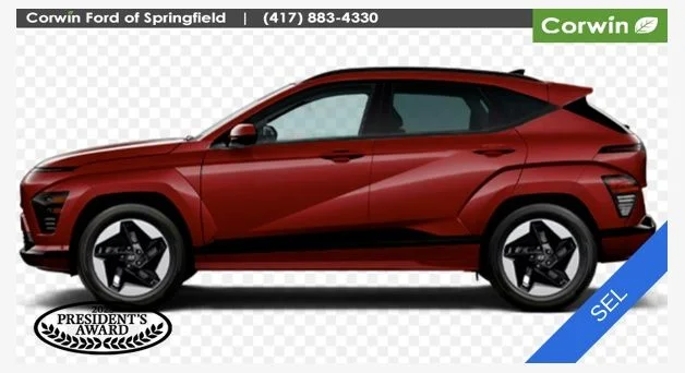 Used 2025 Red Hyundai SEL image 1