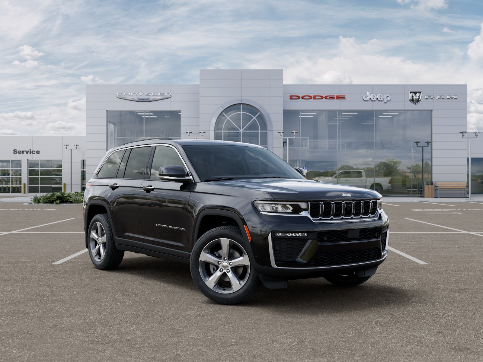 New 2026 Diamond Black Crystal Pearl-Coat Exterior Paint Jeep Limited image 31
