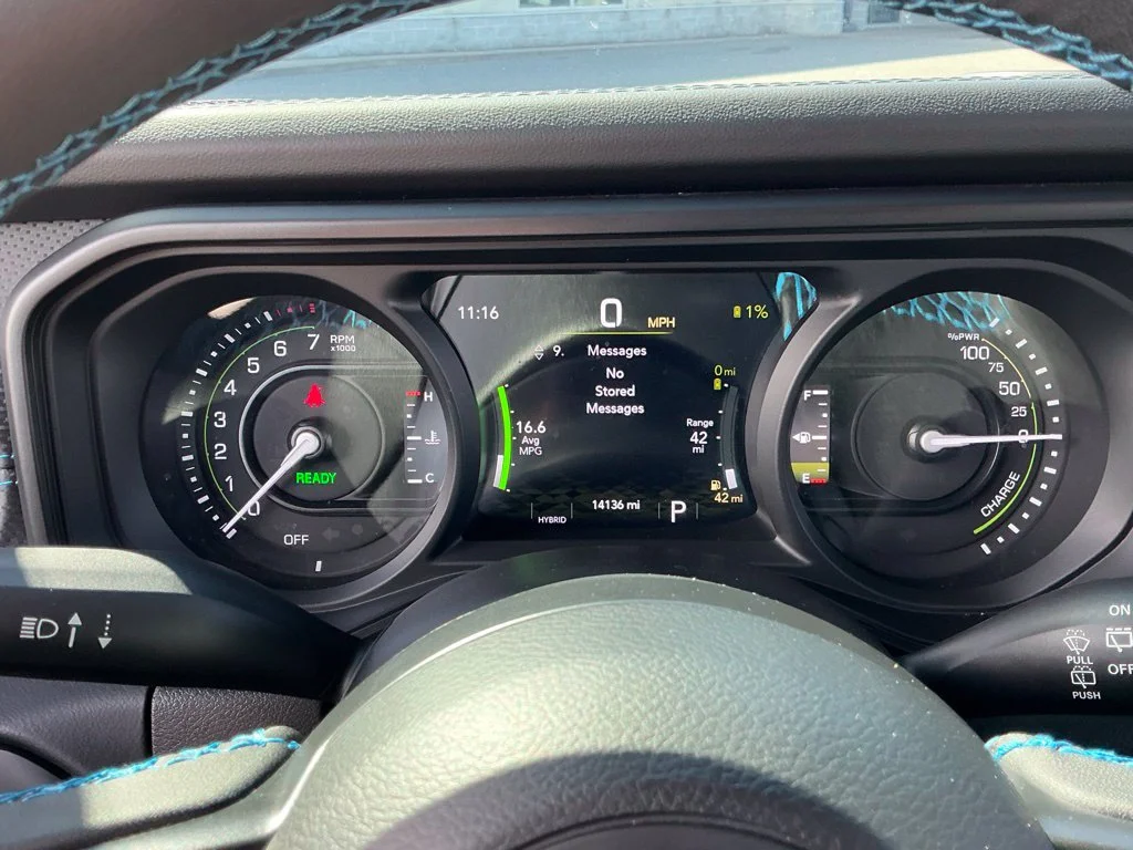 Used 2024 Blue Jeep Rubicon 4xe image 32