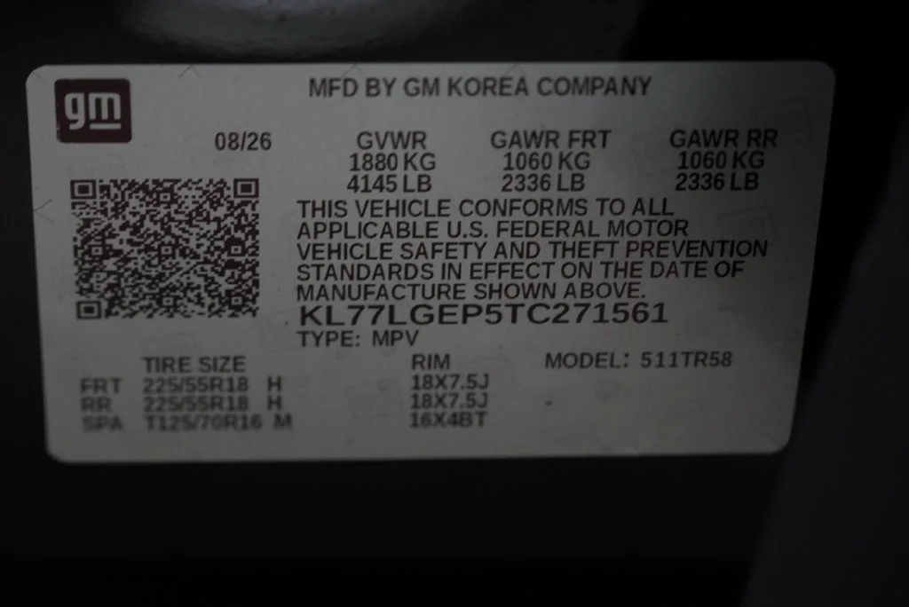 New 2026 Mosaic Black Metallic Chevrolet 1RS image 42