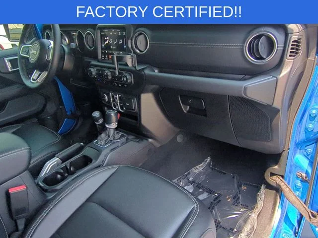 Used 2021 Blue Jeep Unlimited Sahara 4xe image 35