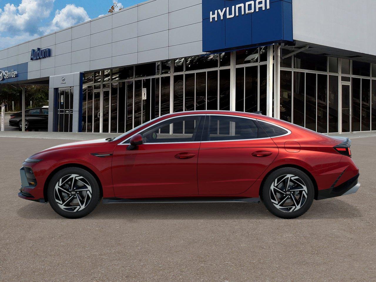 New 2026 Red Hyundai SEL Sport image 3