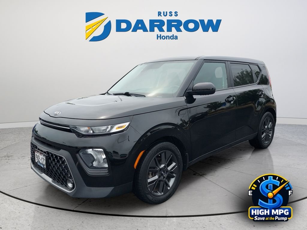 Used 2021 Black Kia EX image 1
